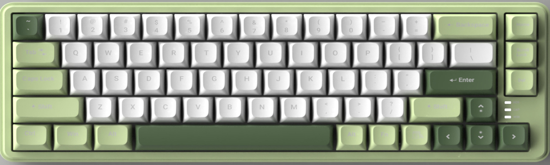 teclado de membrana de 67 teclas cableado impermeable a la caída diseño ultra delgado colorido luz de fondo ABS con placa de hierro incorporada