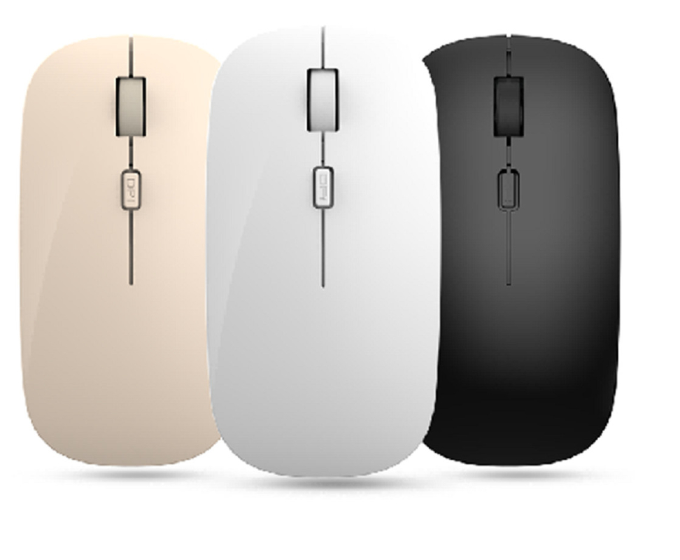 Ratón inalámbrico 2.4G con Windows e IOS, cuatro botones de precisión, seguimiento de 1200DPI, material ABS