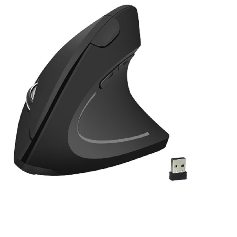 2.4G ratón recargable inalámbrico con 5 millones de clics Duración de vida 800-1200-1600 DPI 6 botones Compatible con ordenadores portátiles