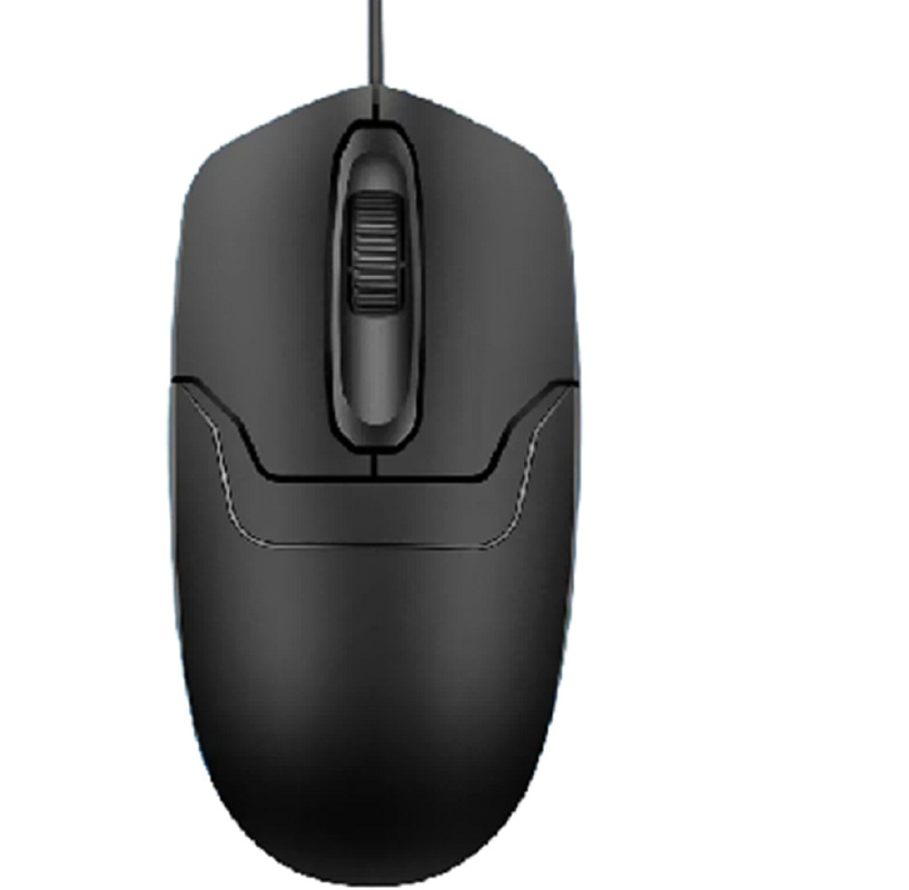 El ratón de diseño ABS Shell de tres teclas soporta 3 millones de clics USB Plug and play con dispositivos para trabajadores de oficina