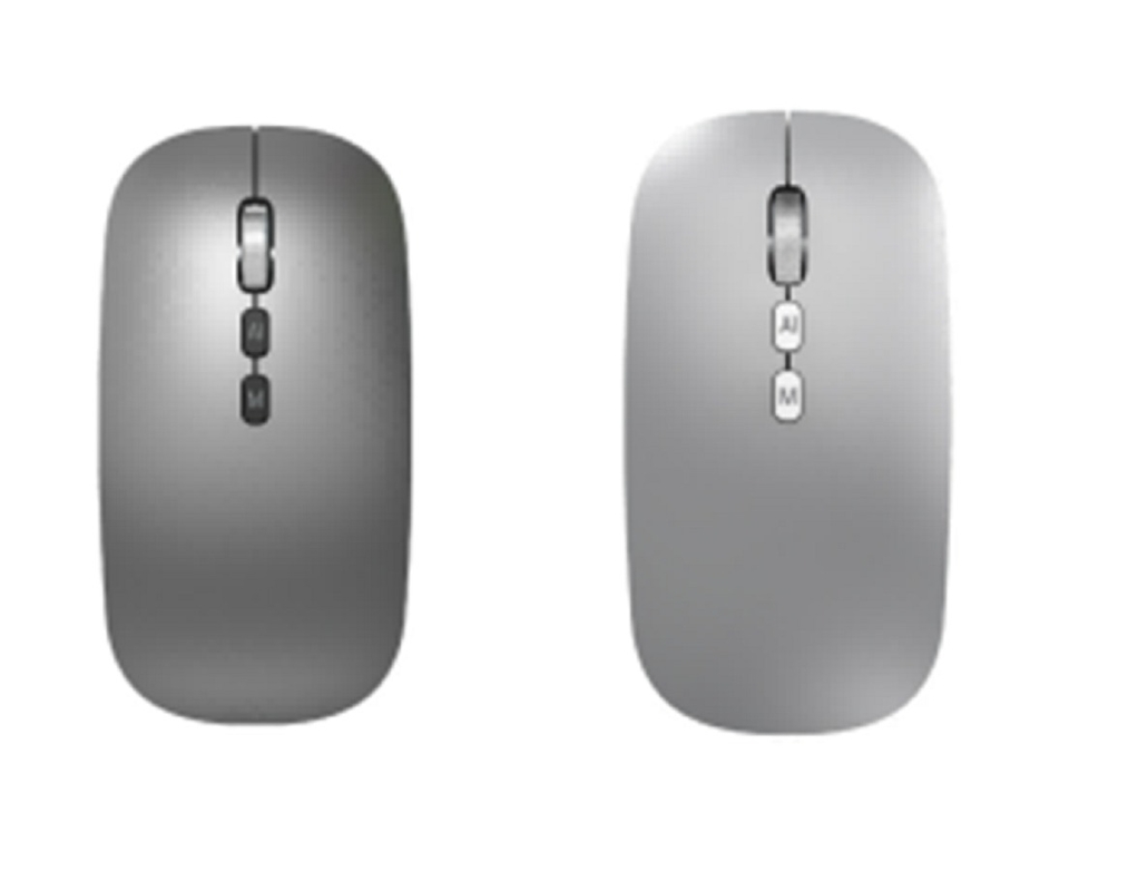2.4G inalámbrico y Bluetooth ratón AI ajustable configuración DPI 800/1200/1600 Vida útil de hasta 5 millones de clics.