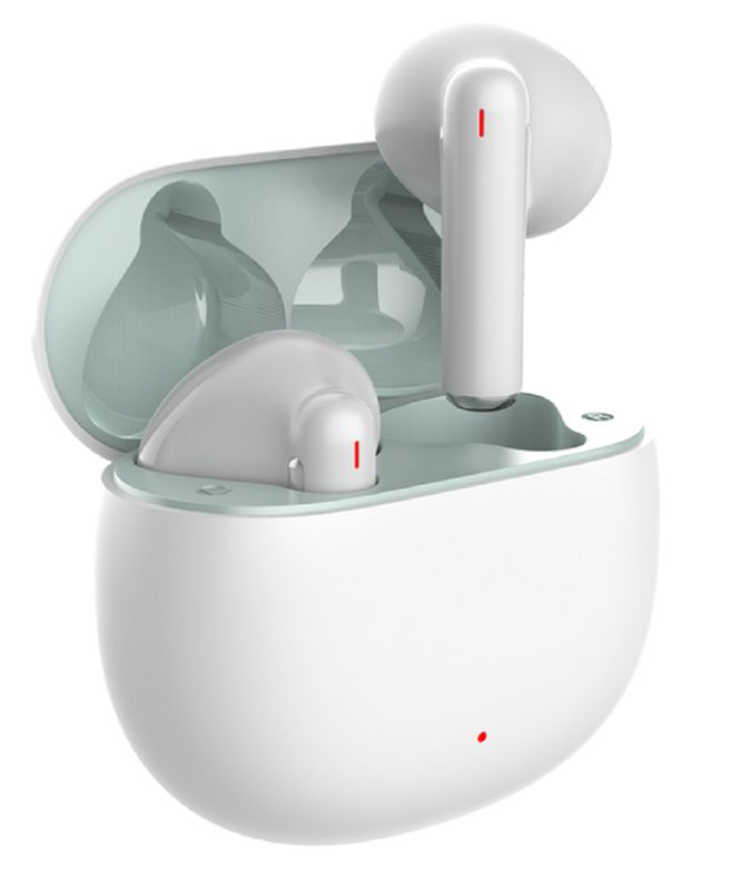 ETEK Ultra-Light Bluetooth 5.4 Auriculares inalámbricos Ergonómicos TWS Auriculares F13 altavoces 30mAh + 200mAh Batería Negro Blanco