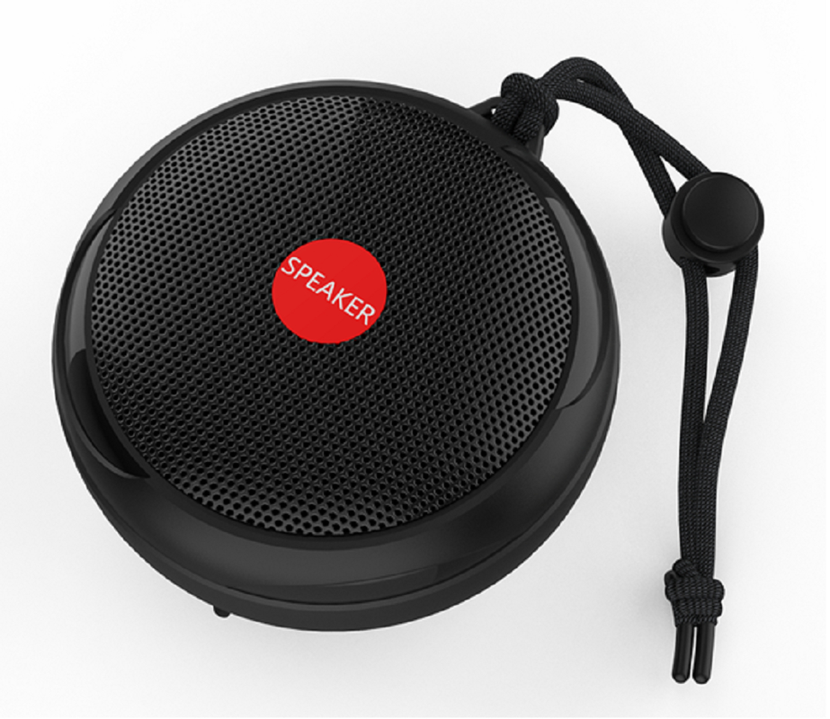 Altavoz portátil Bluetooth 5.3 con IPX7 impermeabilización 52mm conductor 3W salida Tipo-C altavoz de carga rápida Negro / Rojo / Azul / Verde