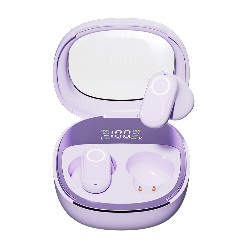 Auriculares ETEK Bluetooth 5.4 TWS con anillo de cobre F13, celda de auricular de 25 mAh + estuche de 200 mAh (placa protectora), 3 opciones de color.