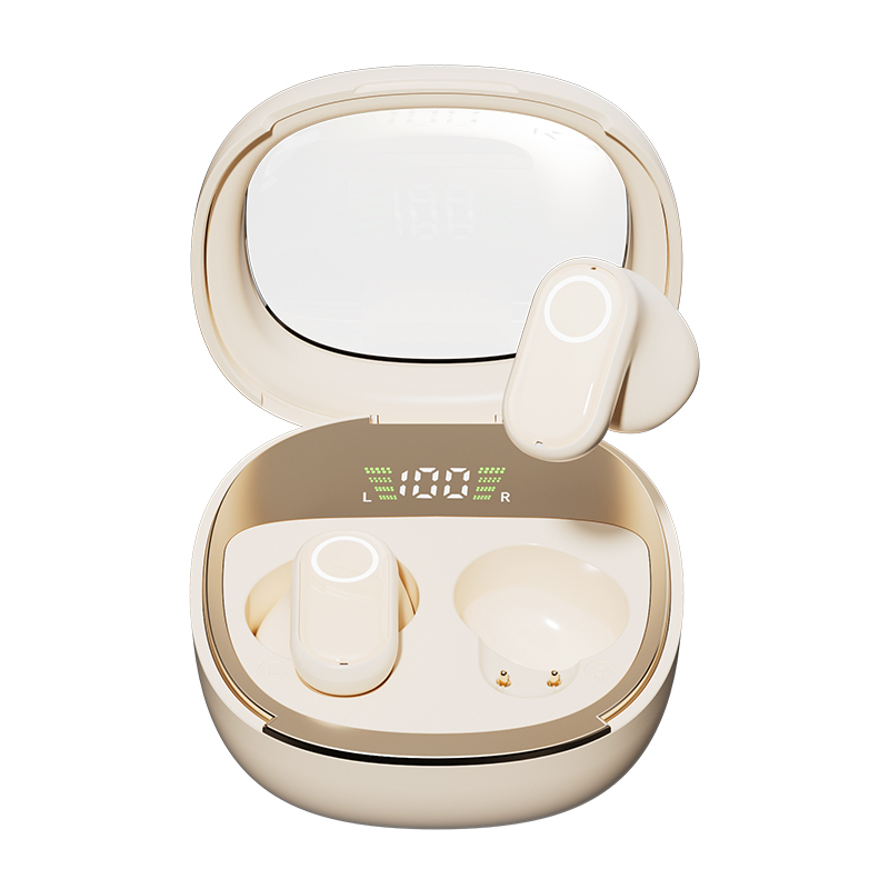Auriculares ETEK Bluetooth 5.4 TWS con anillo de cobre F13, celda de auricular de 25 mAh + estuche de 200 mAh (placa protectora), 3 opciones de color.