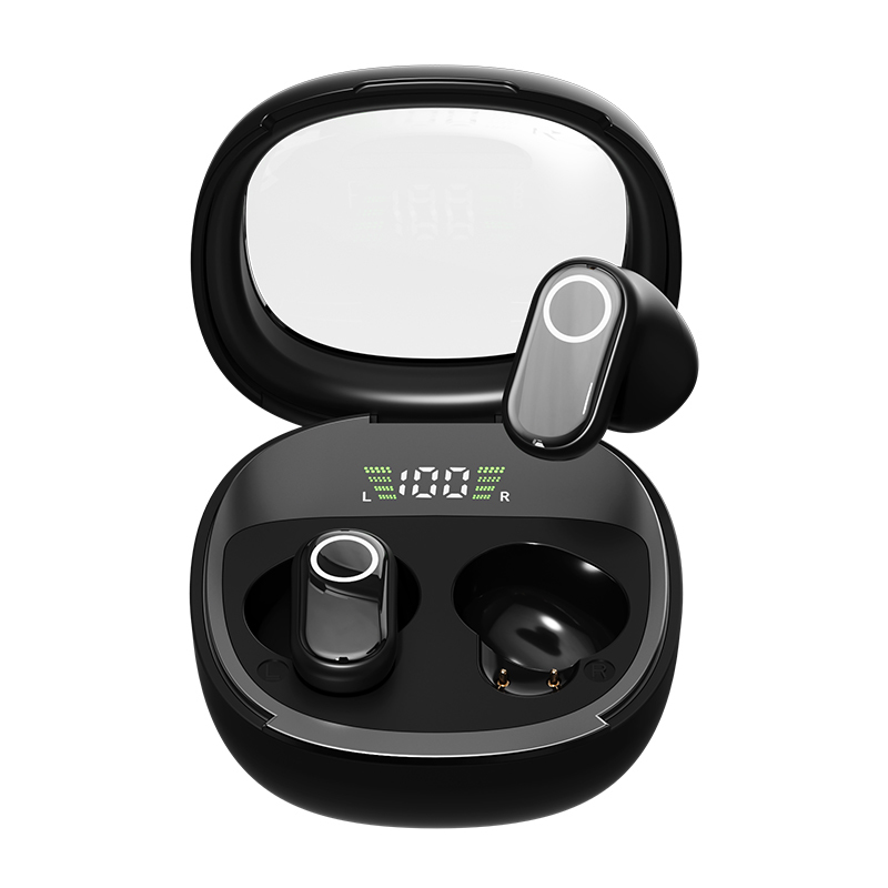 Auriculares ETEK Bluetooth 5.4 TWS con anillo de cobre F13, celda de auricular de 25 mAh + estuche de 200 mAh (placa protectora), 3 opciones de color.