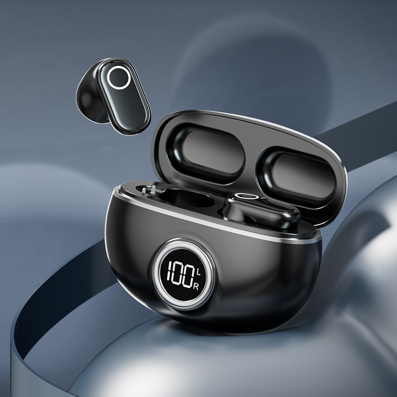 Auriculares TWS ETEK Plated Bluetooth 5.4 con F10, celda de auricular de 25mAh + estuche de 230mAh (placa protectora), tiempo de llamada de 2-3 horas.