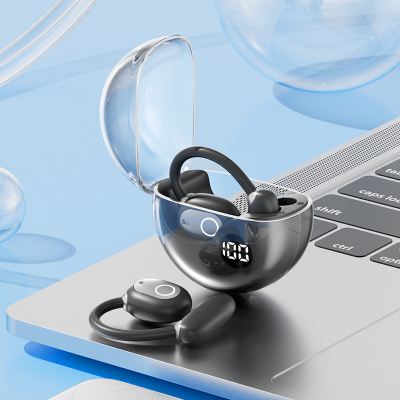 Auriculares ETEK Bluetooth 5.4 TWS con sensibilidad de 115dB, celda de auricular de 40mAh + estuche de 200mAh (placa protectora), altavoz F13