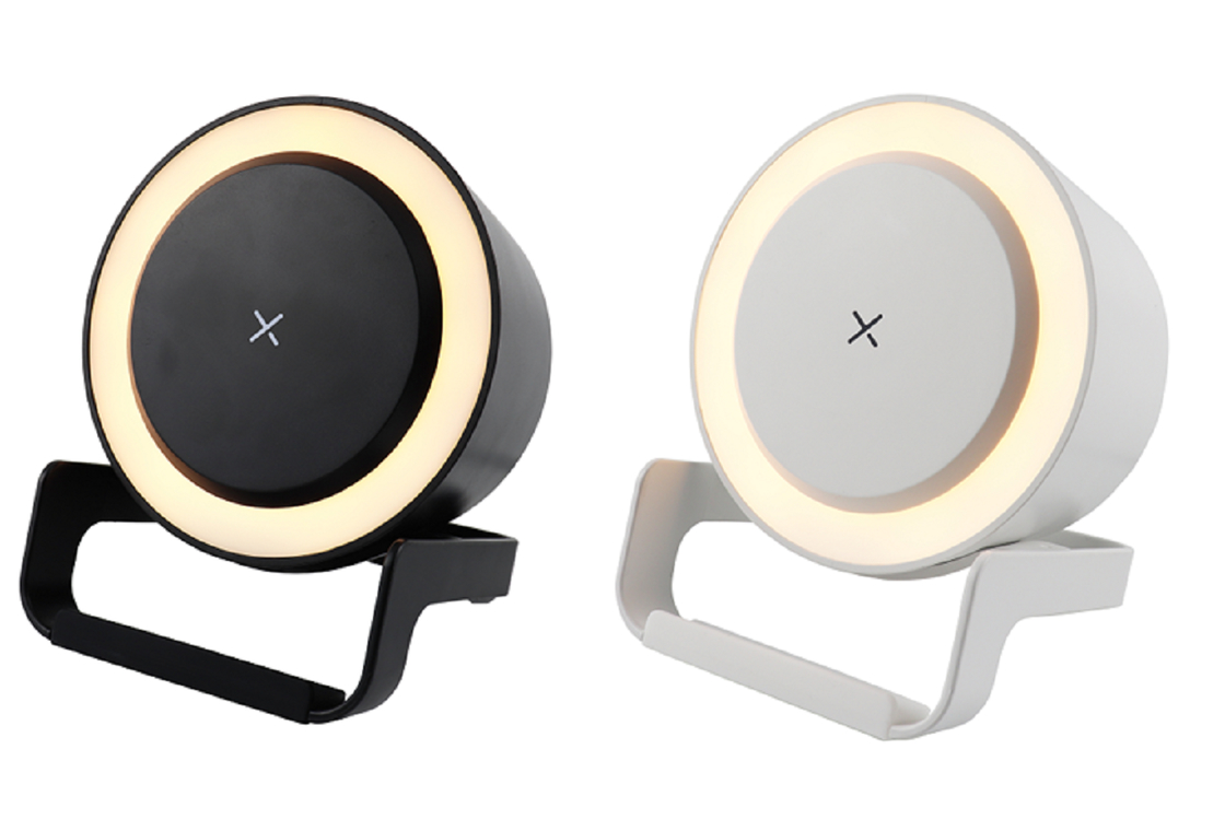 5W Bluetooth 5.3 altavoz con luz táctil RGB 57mm controlador ABS + construcción de silicona Tipo-C Carga inalámbrica