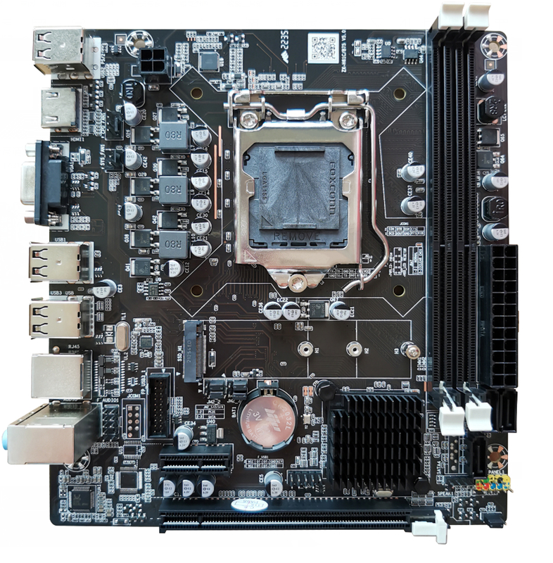 Placa base ETEK que ofrece SDRAM DDR3 de doble canal 1066/1333 de hasta 8 GB, incluye ranuras PCIe, almacenamiento M.2 y múltiples puertos SATA+USB