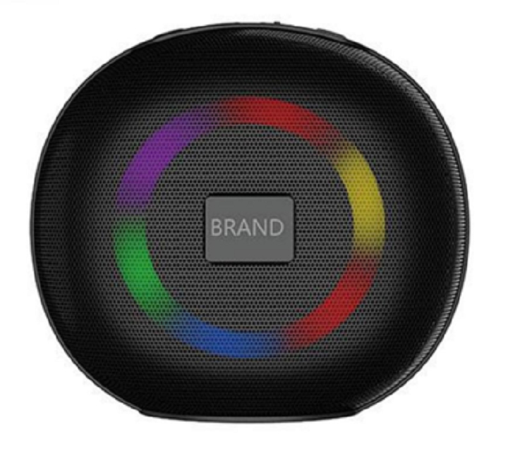 Hablador Bluetooth portátil de 5W, luz RGB, TF/FM/USB, llamada sin manos, 200mAh, correa, V5.3, para exteriores, regalos y promociones
