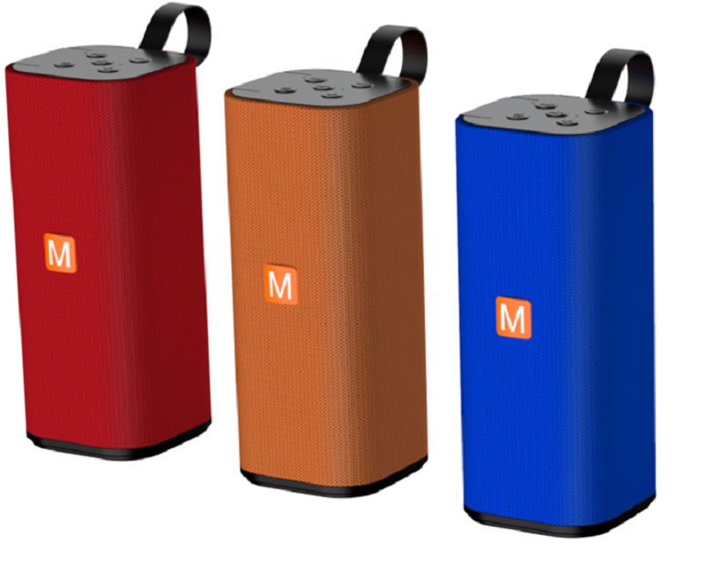 Altavoz Bluetooth portátil de 6W, ABS+Tela, Chip Jie Li, TF/FM/AUX/USB, Llamadas Manos Libres, Batería de 1200mAh