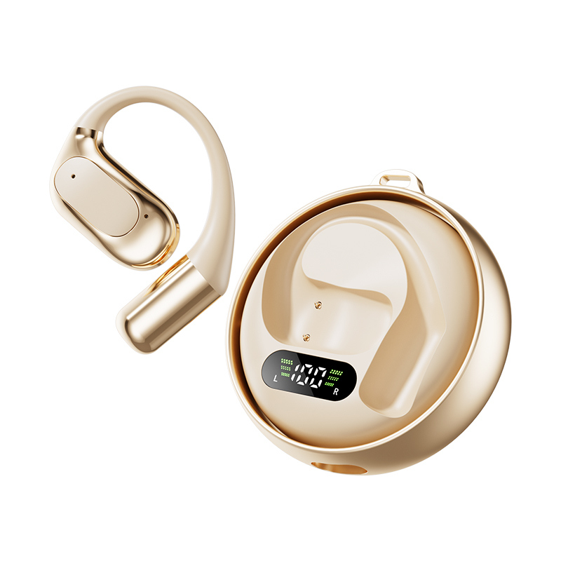 TWS Bluetooth 5.4 auriculares,A2DP/AVRCP/HFP, controlador de anillo de cobre de 13 mm, negro/color de piel, chip Bluetrum5756C