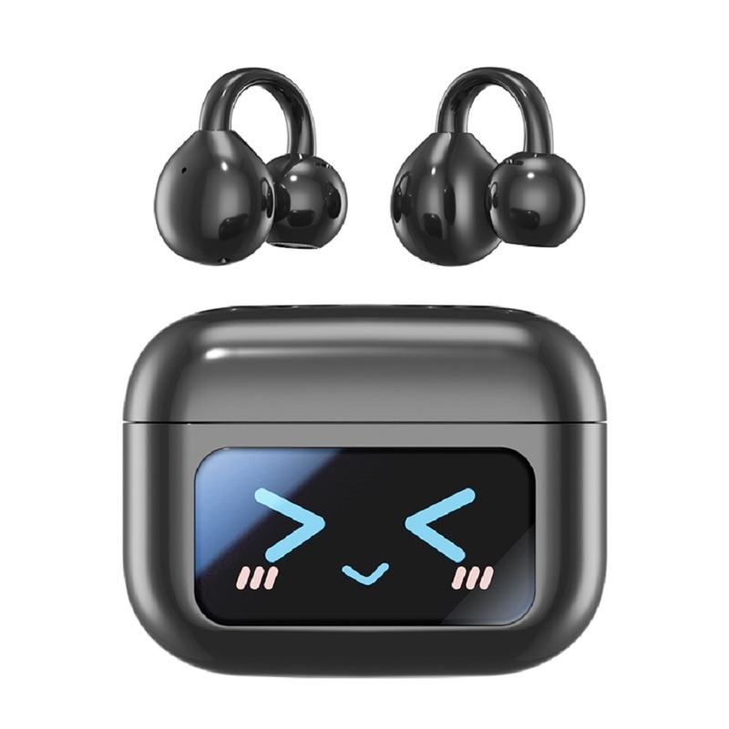 TWS Bluetooth 5.4 auriculares inalámbricos,M100, auriculares de 30 mAh + caja de carga de 500 mAh, A2DP/AVRCP/HFP, rango 10M, Negro/Púrpura