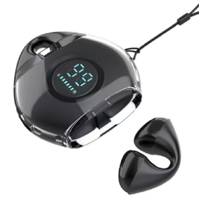 ETEK Open-Ear OWS Bluetooth Earbuds,Bluetrum 5756T, 13mm Driver, 3H Playtime, Black/White,supporting HSP/HFP/A2DP/AVRCP