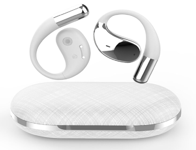 OWS Bluetooth Earbuds, chip AB5656C, controlador de 14 mm, tiempo de juego de 3 horas, batería de 30 mAh + 300 mAh, HSP / HFP / A2DP / AVRCP, rango de 10 m, 3 colores