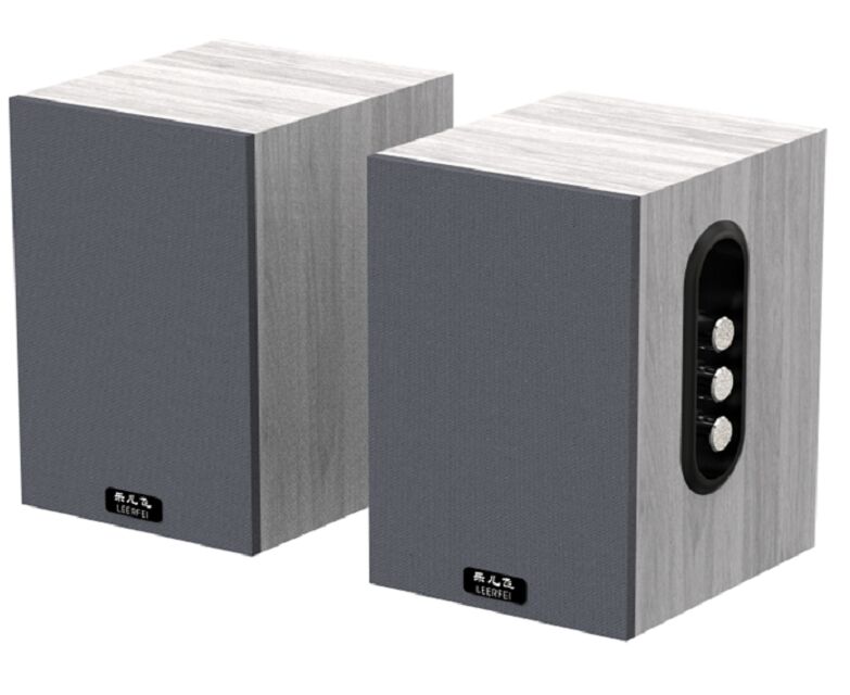 Altavoz Bluetooth de madera, 40W, controladores duales de 4