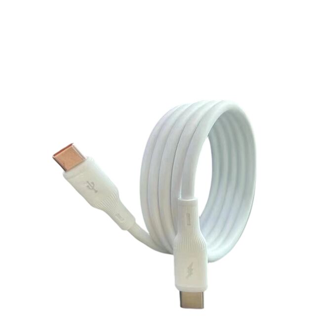 Cable de carga rápida magnética, 6 núcleos de cobre, silicona genuina, 6 colores