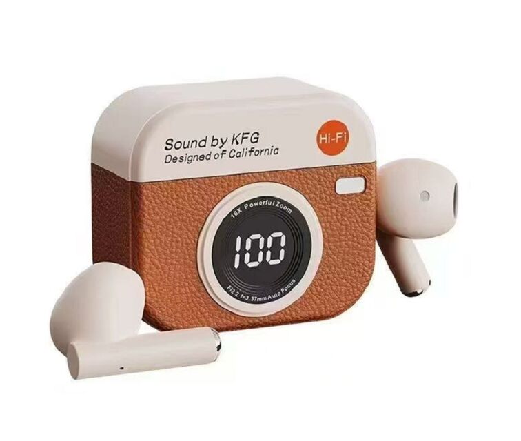 Los auriculares TWS naranja BT5.34H Play, Tipo C, Bluetrum 5656, 100 piezas por CTN