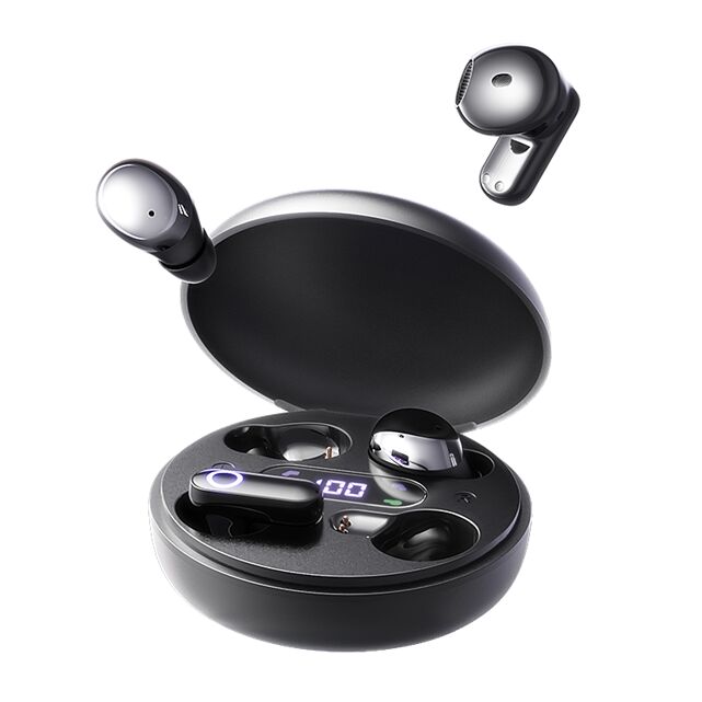Auriculares Bluetooth TWS 6.0, Driver de 12 mm, 4.5 h de reproducción, Estuche de carga USB-C