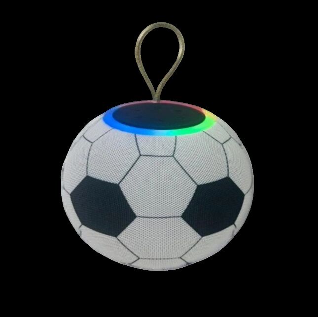 Altavoz Bluetooth 5.3 inalámbrico con TWS, luces RGB, FM, USB/TF/AUX, 10W