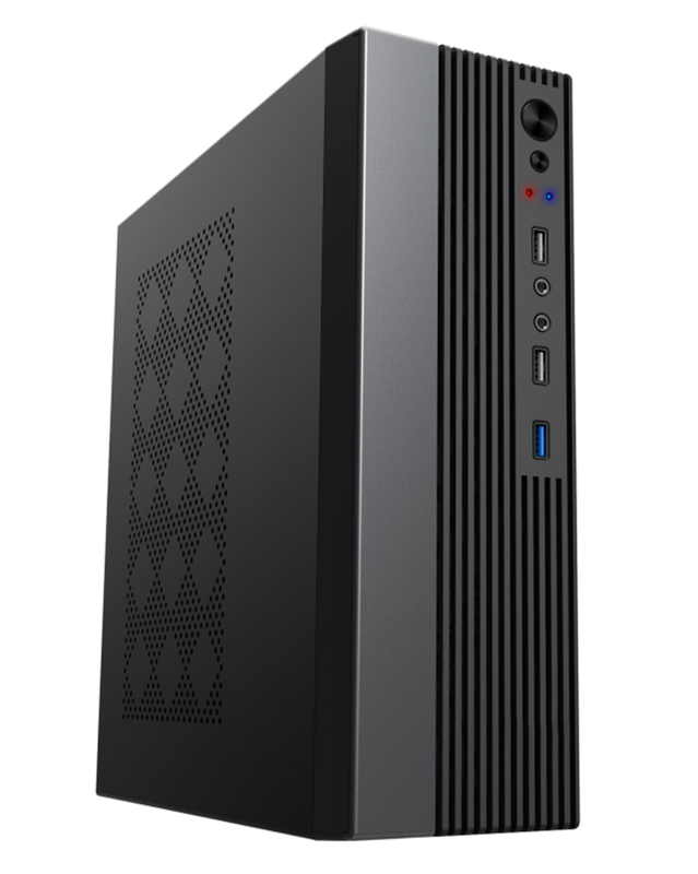 Cuerpo ITX / MATX delgado de 95 mm, encaja con GPU de 245 mm + enfriador de 78 mm, soporte de 4 ventiladores