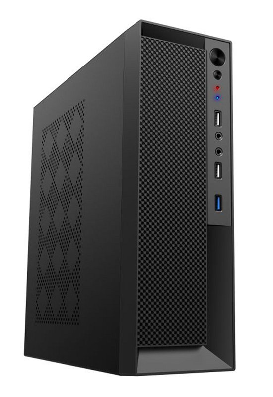 Cuerpo ITX / MATX delgado de 95 mm, encaja con GPU de 245 mm + enfriador de 78 mm, soporte de 4 ventiladores