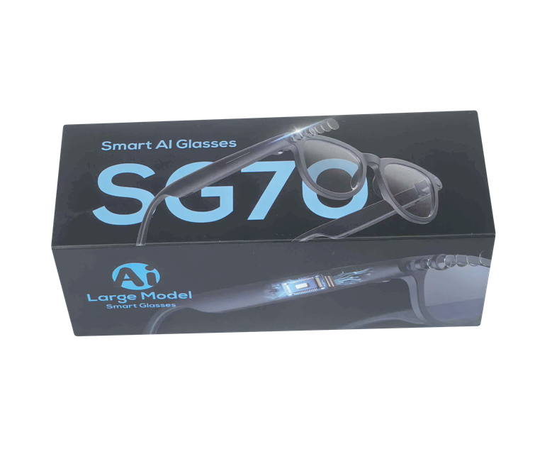 Gafas de sol inteligentes Bluetooth 6.0 con cámara y traducción en tiempo real, recargables tipo C