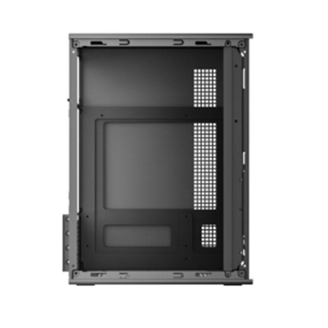 Cuerpo compacto ATX 0.33mm SPCC, ventilador delantero de 12 cm, doble USB + audio, soporte M-ATX, 260 * 160 * 350mm