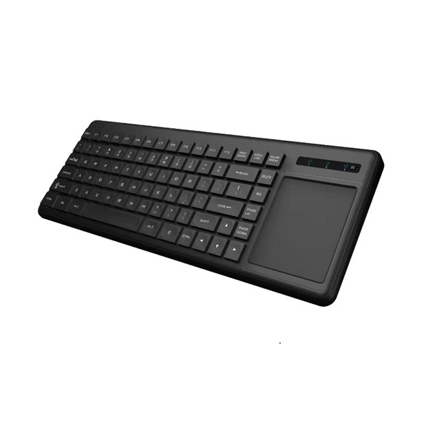 Teclado táctil inalámbrico de doble modo de 89 teclas, recargable 2.4G + BT5.0 + Type-C, batería de 500 mAh y vida útil de 10 millones de pulsaciones