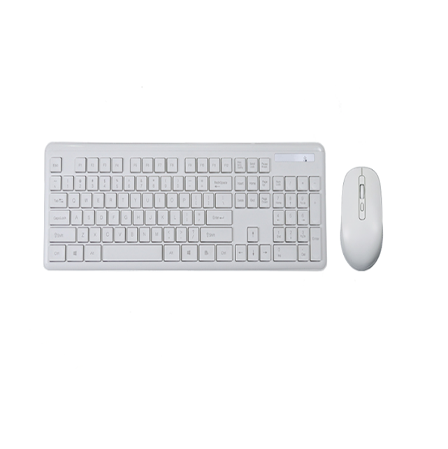 Combo de teclado y ratón inalámbrico de 2.4 GHz, distancia efectiva de 10 m, 50 millones de clics, receptor Nano para ordenador de sobremesa y portátil