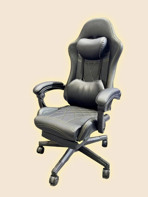 Silla de juegos de gama alta con diseño ergonómico partes ajustables materiales cómodos para experiencias de juego de primer nivel